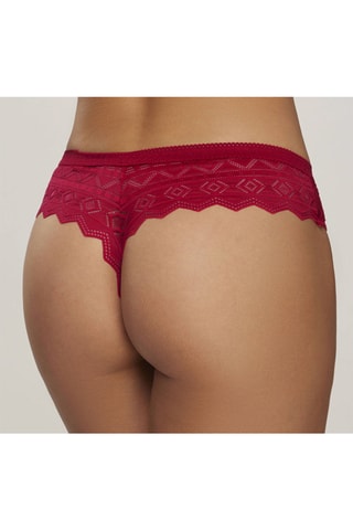 Tanga Romane - Rojo - S.Oliver Lm