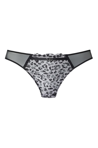 Tanga Leora - Negro y blanco - Lascana