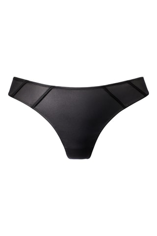 Tanga Temptation - Negro - Petite Fleur Gold