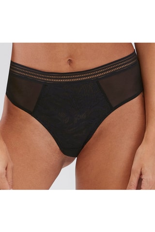 Tanga Mirelle - Negro - S.Oliver Lm
