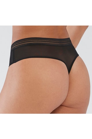 Tanga Mirelle - Negro - S.Oliver Lm