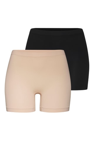 2 mallas - Negro y beige - Lascana