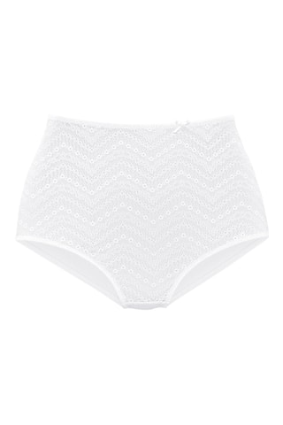 Shorty de talle alto Perfect Basics - Blanco - Lascana