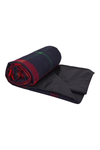 Manta de pícnic Tartan Ecossais - Marrón y verde
