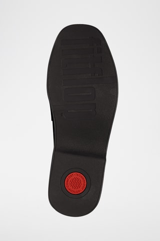Mocassins plateformes en cuir Microwobbleboard - Noir