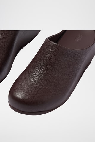 Sabots en cuir Microwobbleboard - Marron
