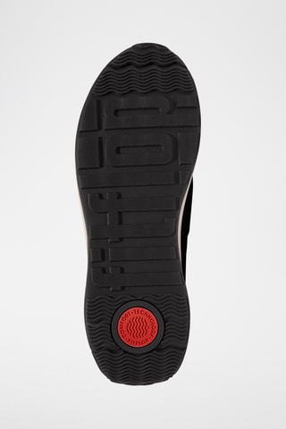Baskets plateformes en nubuck Microwobbleboard - Bleu marine