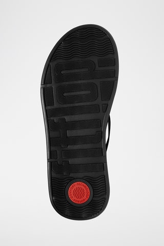 Sandales plateformes en cuir Microwobbleboard - Noir