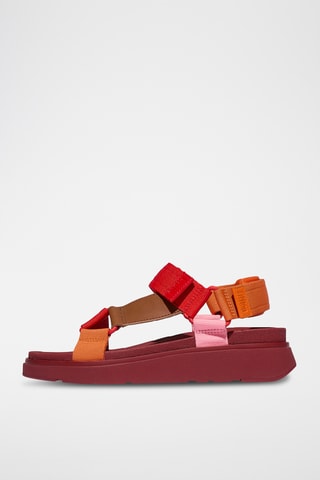 Sandales compensées Microwobbleboard - Rose