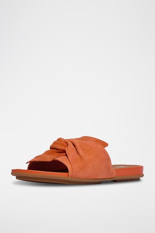 Mules en nubuck Dynamicush - Saumon