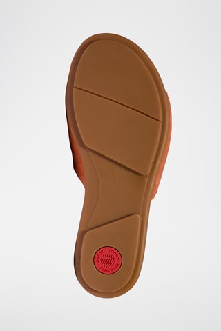 Mules en nubuck Dynamicush - Saumon