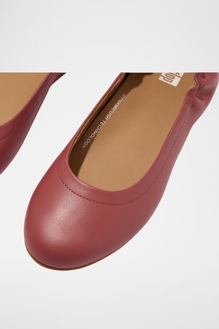 Ballerines en cuir de mouton Dynamicush - Rouge