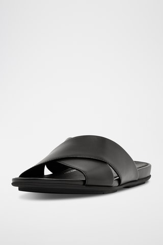 Mules en cuir Dynamicush - Noir