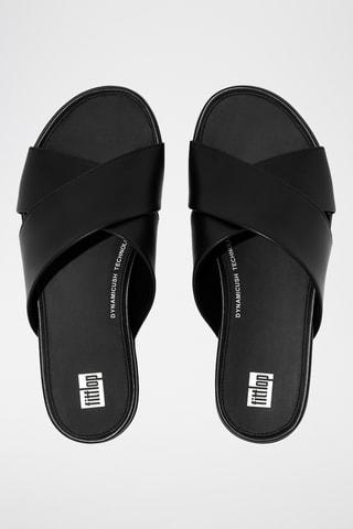 Mules en cuir Dynamicush - Noir