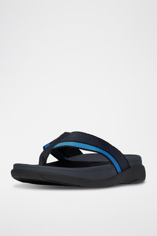 Tongs plateformes Microwobbleboard - Noir