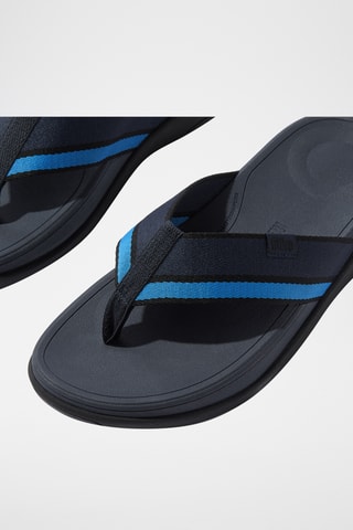 Tongs plateformes Microwobbleboard - Noir