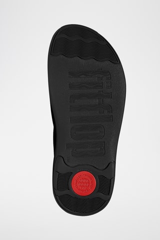 Tongs plateformes Microwobbleboard - Noir