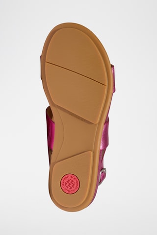 Sandales en cuir Dynamicush - Fuchsia