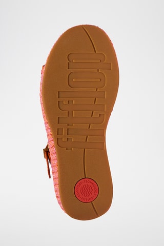 Sandales plateformes en cuir Cush - Camel