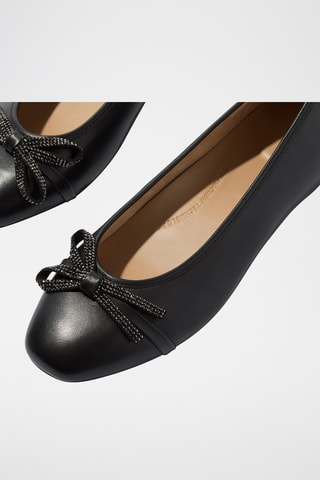 Ballerines en cuir Dynamicush - Noir
