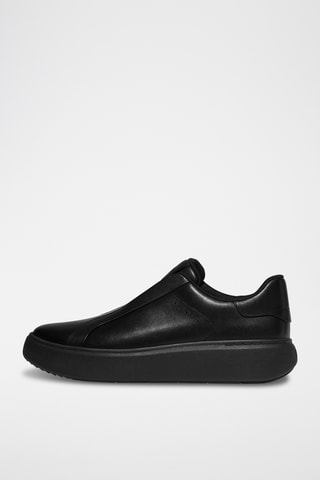 Slip-on plateformes en cuir Anatomicush - Noir
