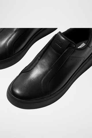 Slip-on plateformes en cuir Anatomicush - Noir
