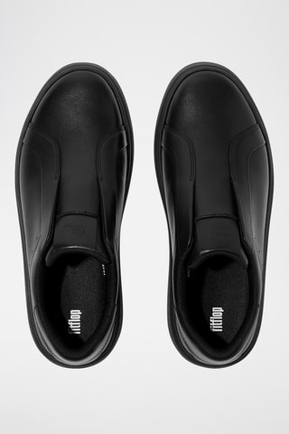 Slip-on plateformes en cuir Anatomicush - Noir