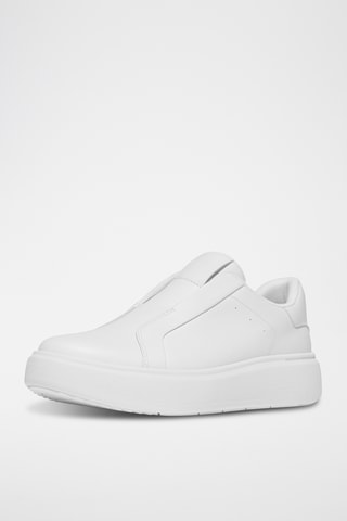 Slip-on plateformes en cuir Anatomicush - Blanc