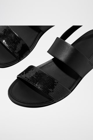 Sandales en cuir Dynamicush - Noir