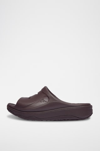 Mules plateformes Microwobbleboard - Marron