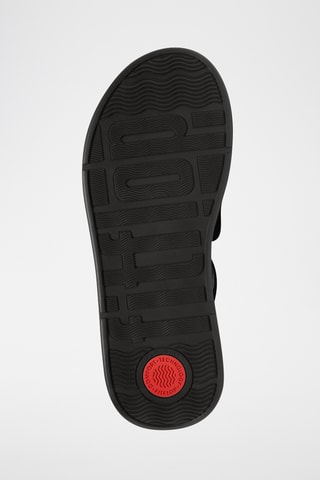 Sandales plateformes en cuir Microwobbleboard - Noir