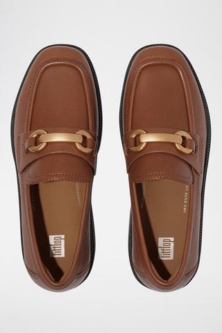 Mocassins plateformes en cuir Microwobbleboard - Marron