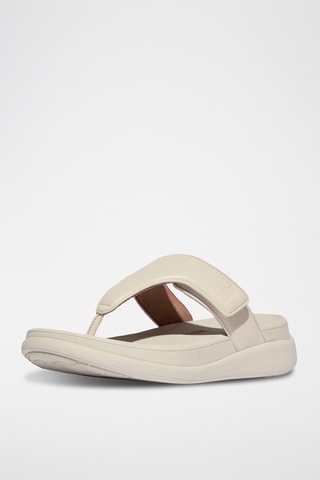 Tongs plateformes Microwobbleboard - Beige