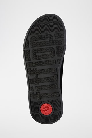 Sandales plateformes en cuir Microwobbleboard - Noir