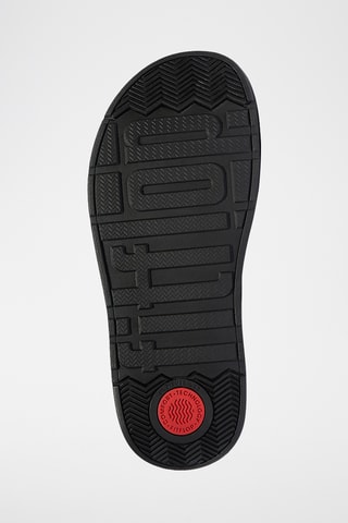 Sandales compensées en cuir Microwobbleboard - Camel