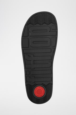 Sandales compensées en cuir Microwobbleboard - Camel