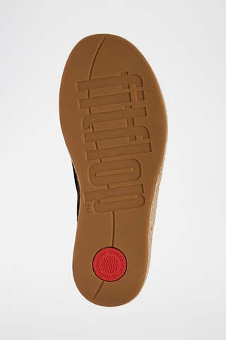 Sandales compensées en nubuck Cush - Kaki