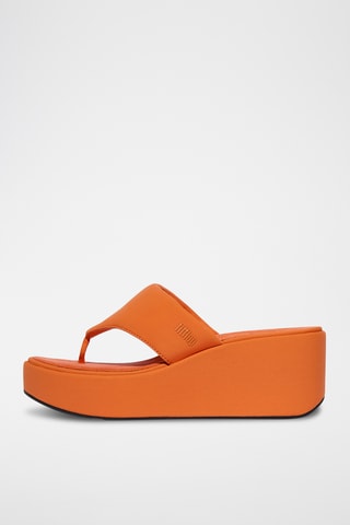 Tongs compensées Cush - Orange