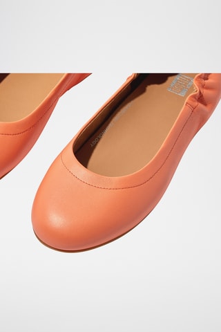 Ballerines en cuir de mouton Dynamicush - Corail