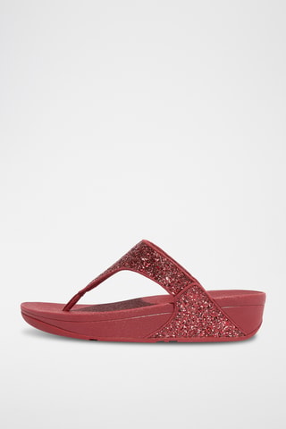 Tongs compensées Microwobbleboard - Rouge