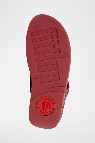Tongs compensées Microwobbleboard - Rouge