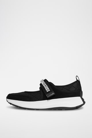 Baskets en nubuck Microwobbleboard - Noir