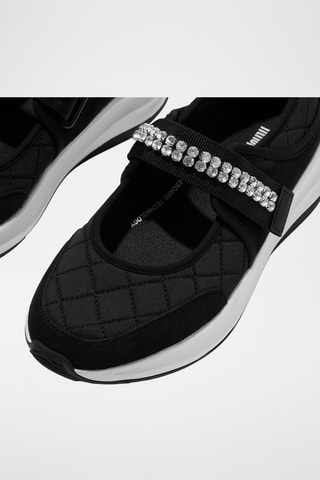 Baskets en nubuck Microwobbleboard - Noir