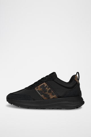 Baskets en cuir Microwobbleboard - Noir