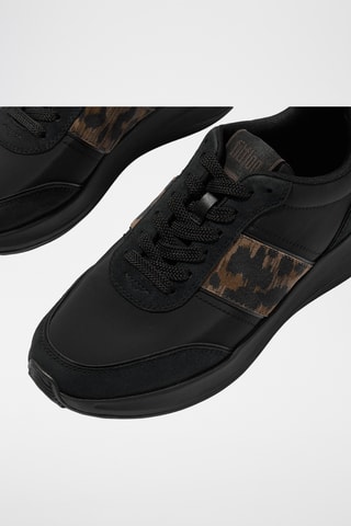 Baskets en cuir Microwobbleboard - Noir
