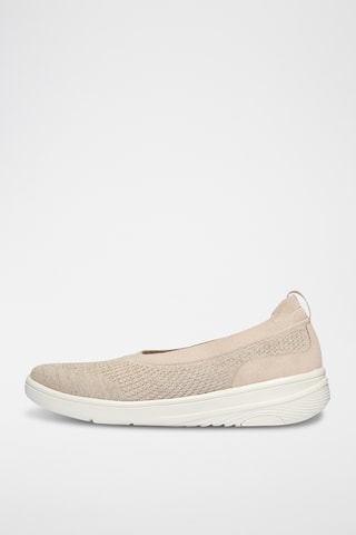 Slip-on compensés Iqushion - Beige