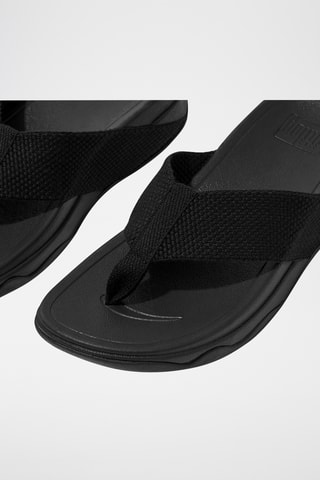 Tongs compensées Microwobbleboard - Noir