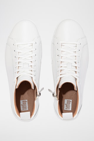 Baskets montantes en cuir Anatomicush - Blanc