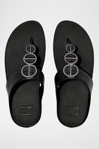 Tongs compensées Microwobbleboard - Noir