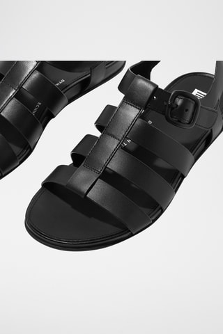 Sandales en cuir Dynamicush - Noir